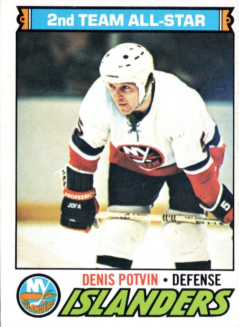 1977 O-Pee-Chee Hockey Denis Potvin #10 PSA 8