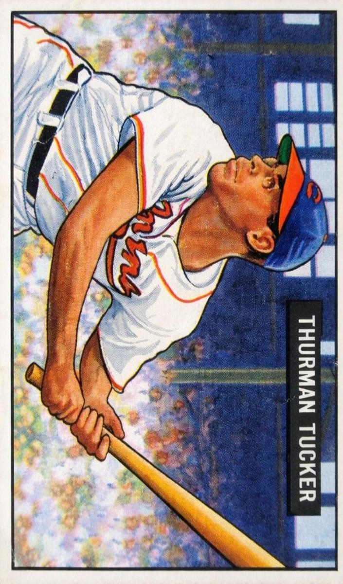 1951 Bowman Baseball Thurman Tucker #222