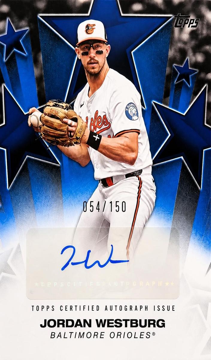 2025 Topps Baseball Blue Jordan Westburg #BSA2-JW