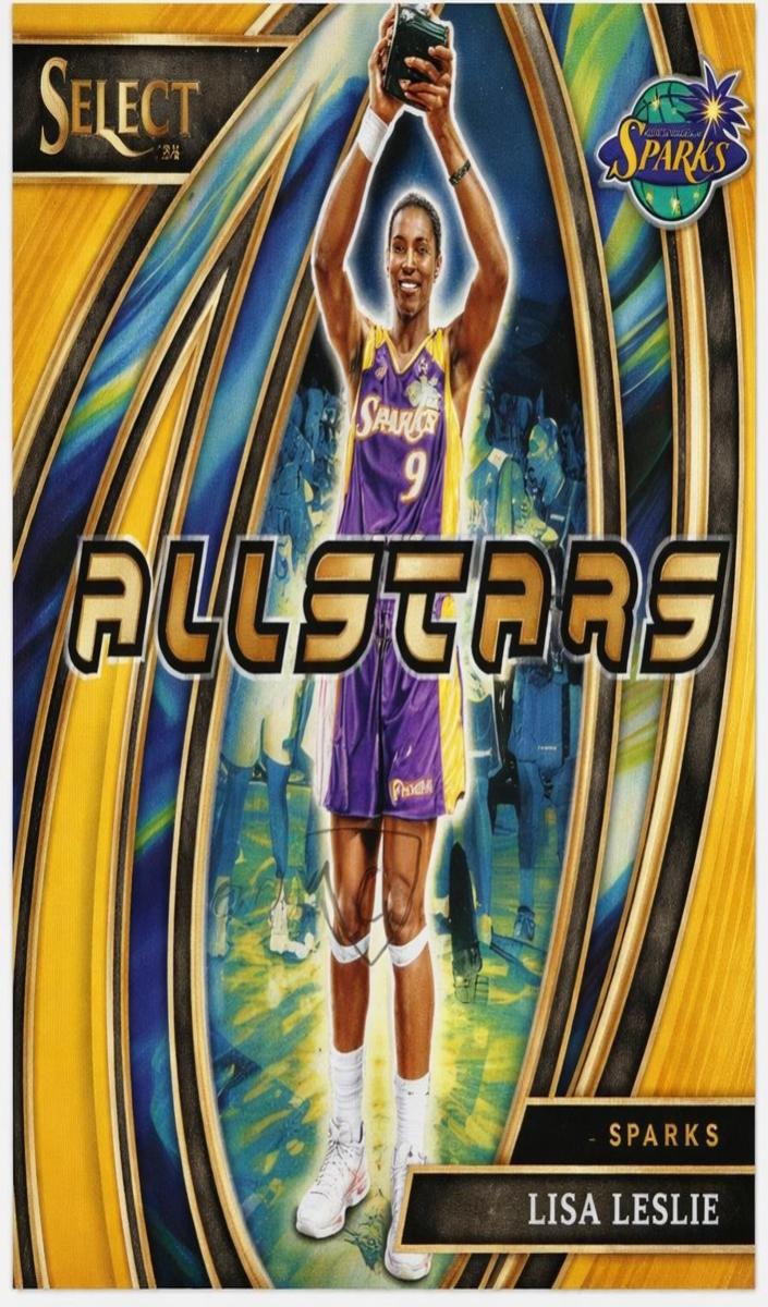 2024 Panini Select WNBA Basketball Gold Lisa Leslie #13
