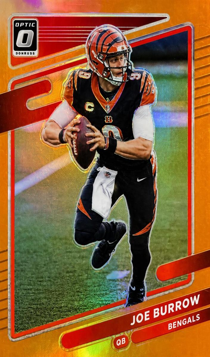 2021 Donruss Optic Football Orange Joe Burrow #134