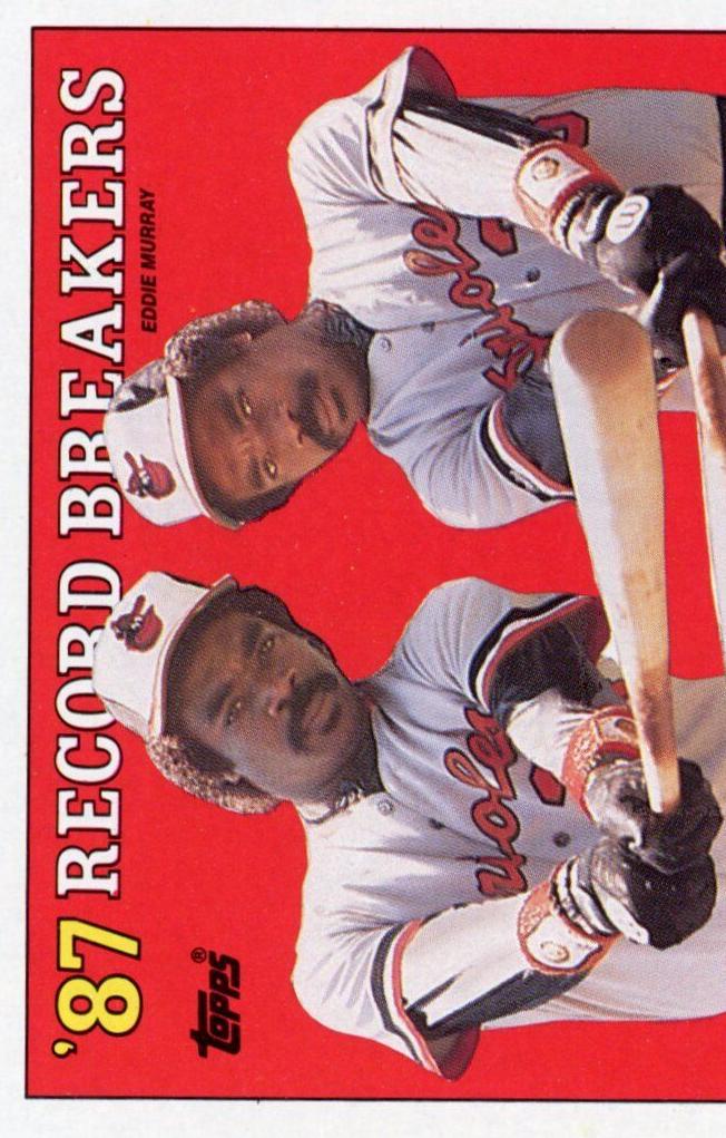 1988 Topps Baseball Record Breaker Eddie Murray #4