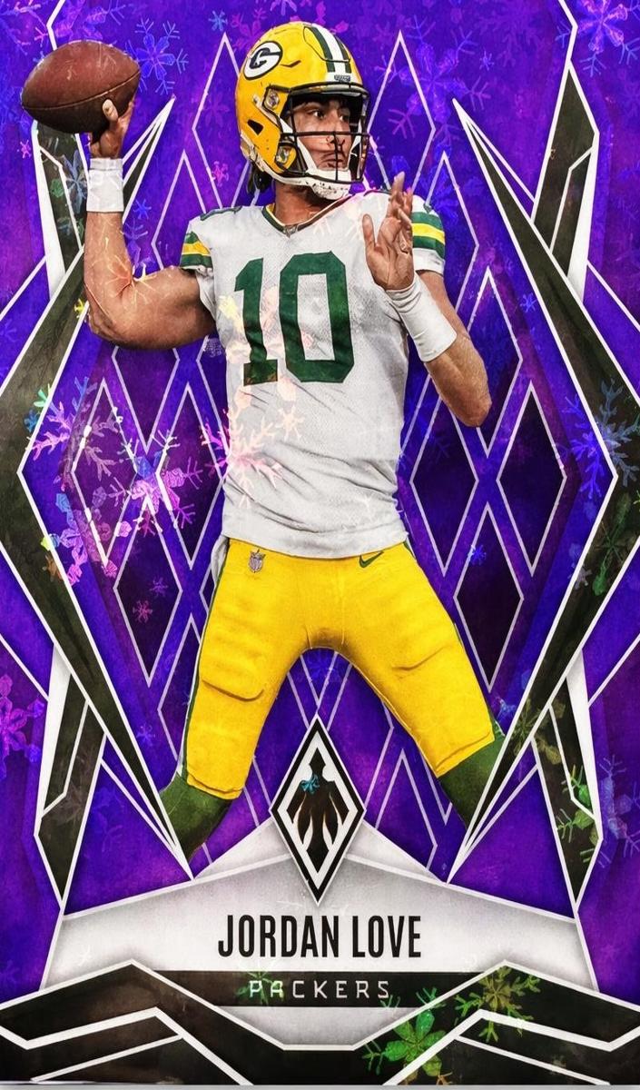 2025 Panini Phoenix Football Purple Winter Jordan Love #117