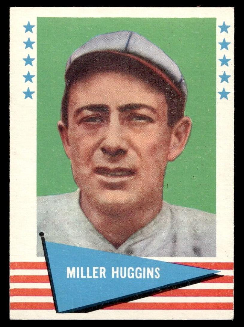 1961 Fleer Baseball Miller Huggins #46 PSA 8