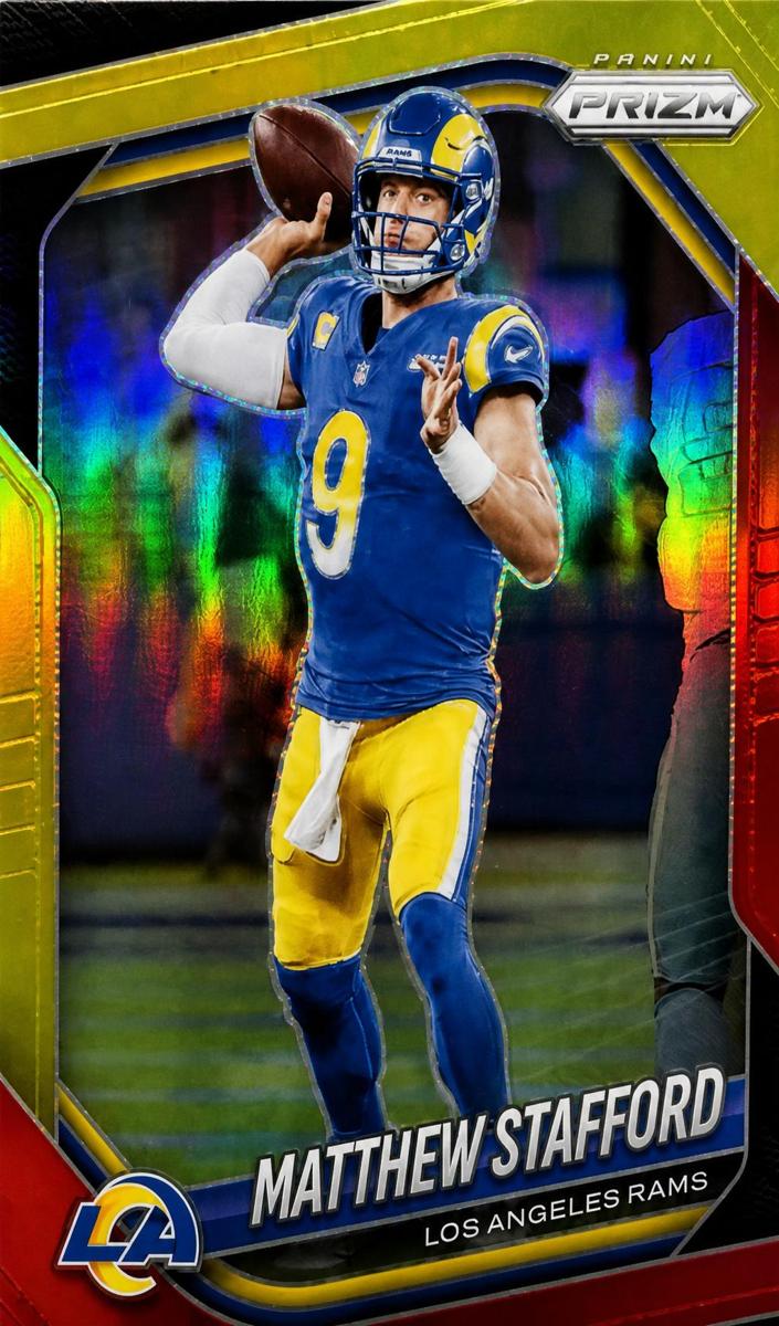2023 Panini Prizm Football Red Yellow Matthew Stafford #169