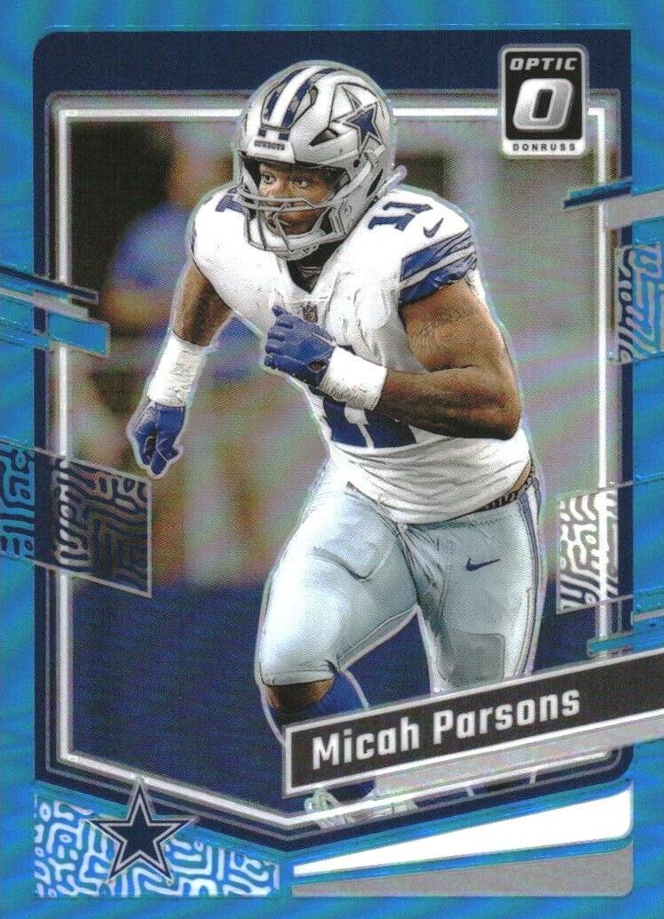 2023 Donruss Optic Football Aqua Micah Parsons #50