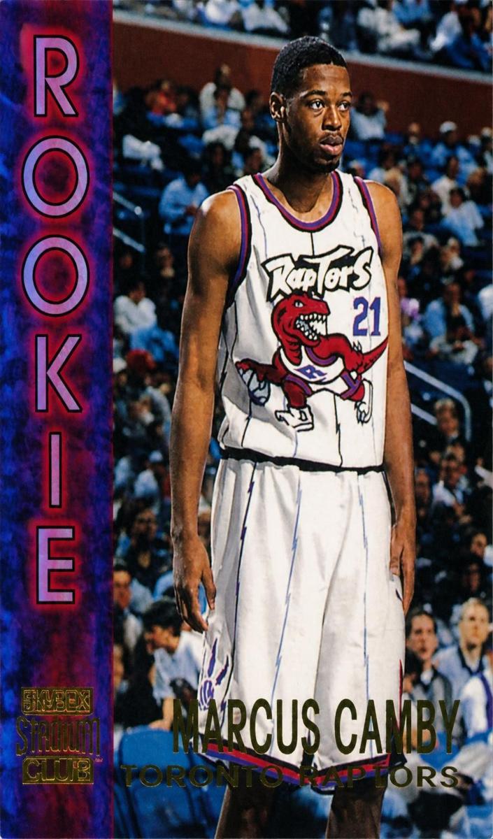 1996 Topps Stadium Club Basketball Marcus Camby #R17