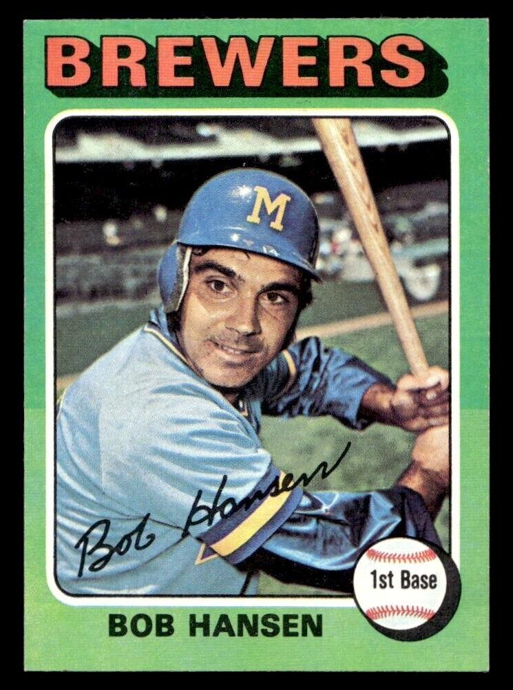 1975 Topps Mini Baseball Bob Hansen #508