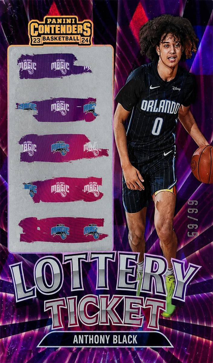 2023 Panini Contenders Basketball Playoff Edition Anthony Black #6 PSA 8.5