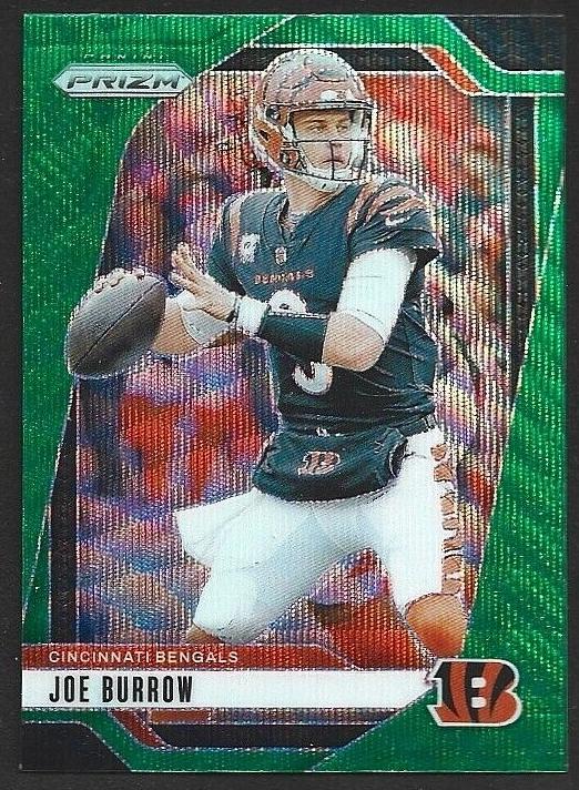2024 Panini Prizm Football Green Wave Joe Burrow #55