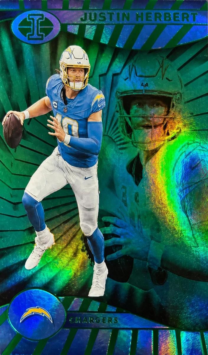 2024 Panini Illusions Football Emerald Trophy Collection Justin Herbert #49