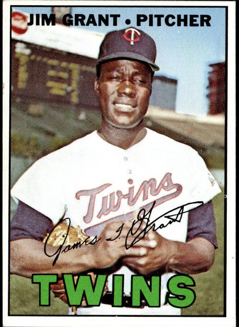 1967 Topps Baseball Jim Grant #545 PSA 7