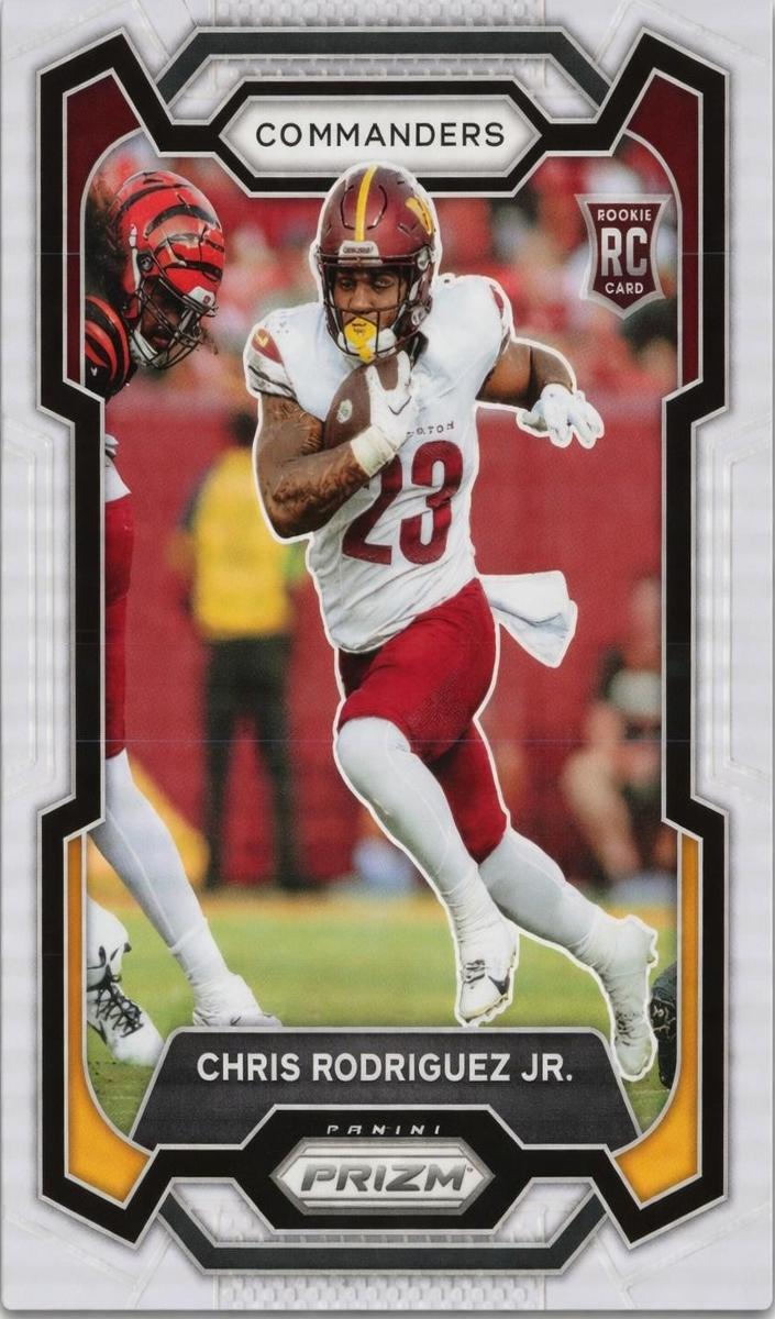 2023 Panini Prizm Football Silver Chris Rodriguez Jr. #398