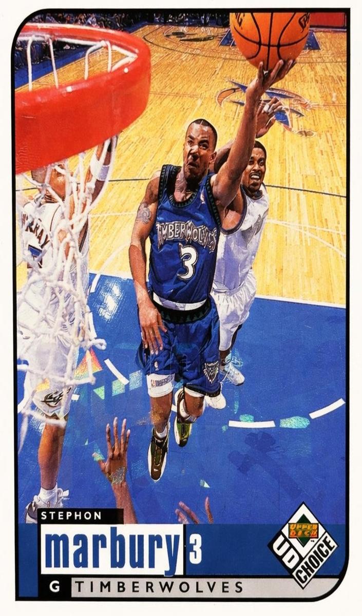 1998 Upper Deck Choice Basketball Choice Reserve Stephon Marbury #84