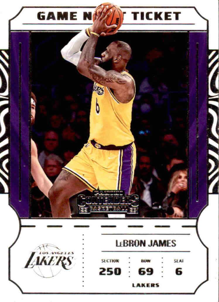 2022 Panini Contenders Basketball LeBron James #21