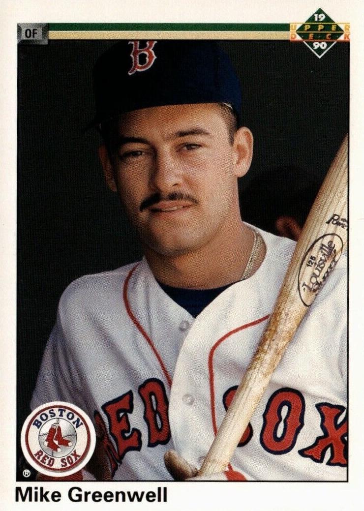 1990 Upper Deck Baseball Mike Greenwell #354 PSA 7.5