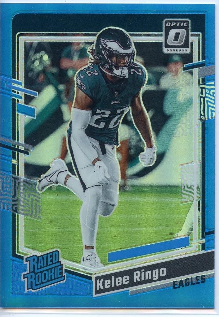 2023 Donruss Optic Football Aqua Kelee Ringo #282 SGC 9.5