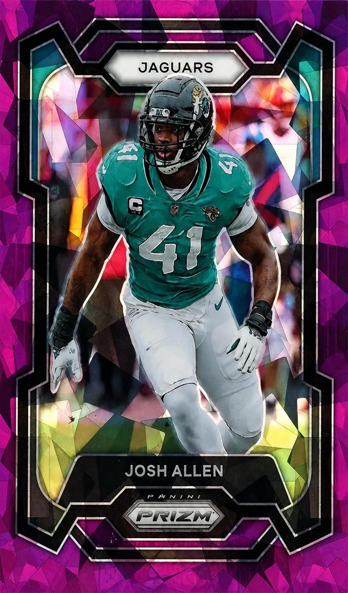 2023 Panini Prizm Football Purple Ice Josh Allen #137
