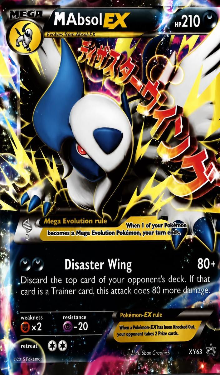 2015 Pokemon XY Black Star Promo Mega Absol EX #XY63 PSA 10