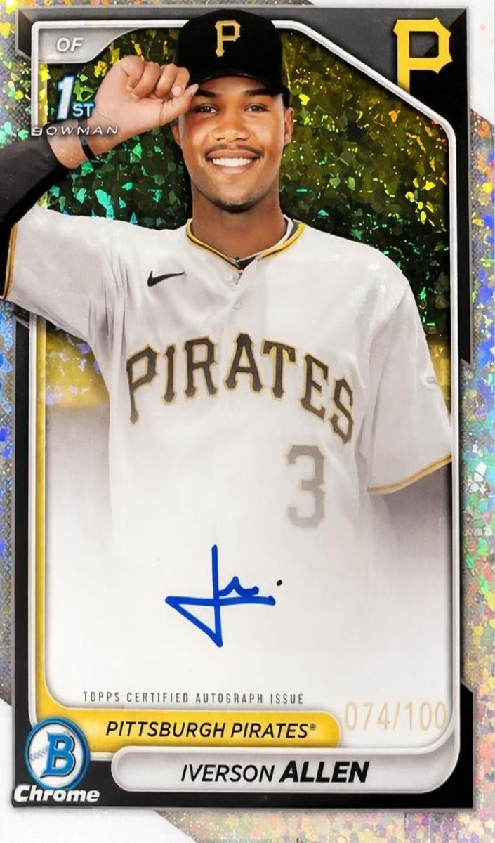 2024 Bowman Chrome Baseball Refractor Iverson Allen #CPA-IA