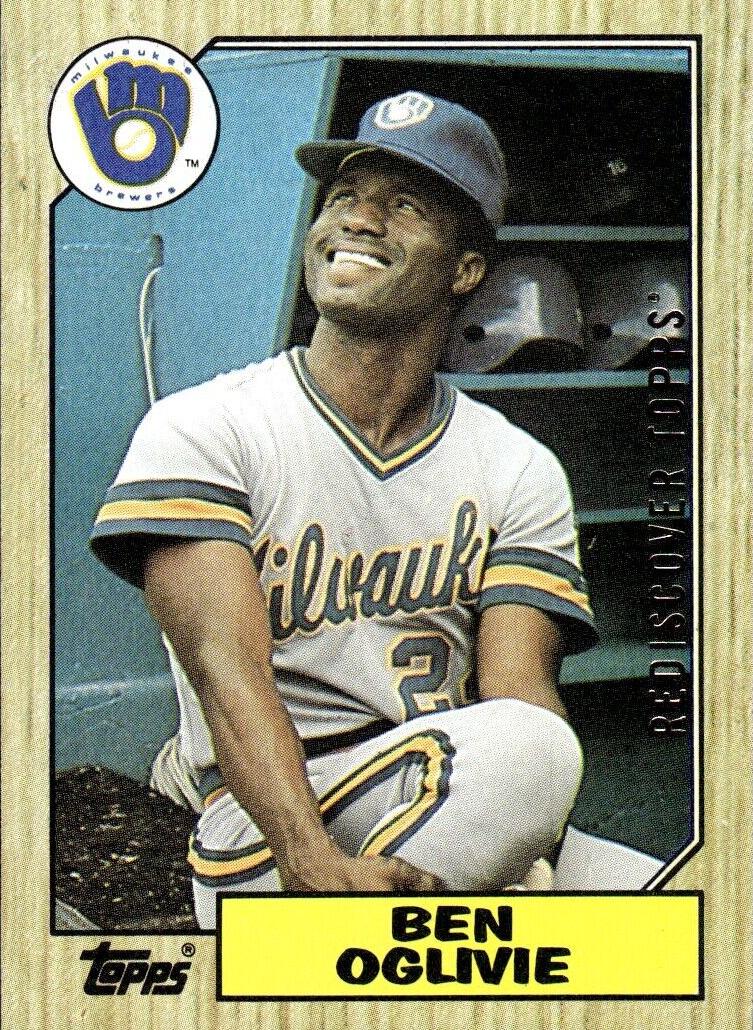 1987 Topps Baseball Ben Oglivie #586