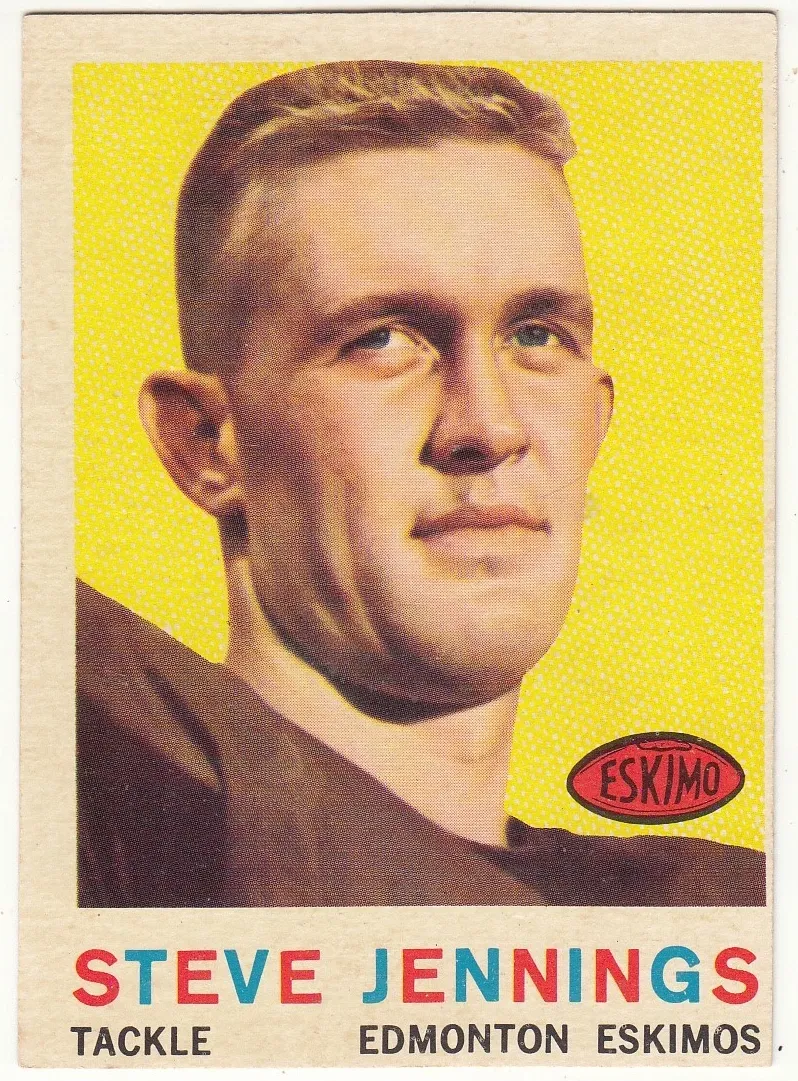 1959 Topps CFL Football Steve Jennings #38
