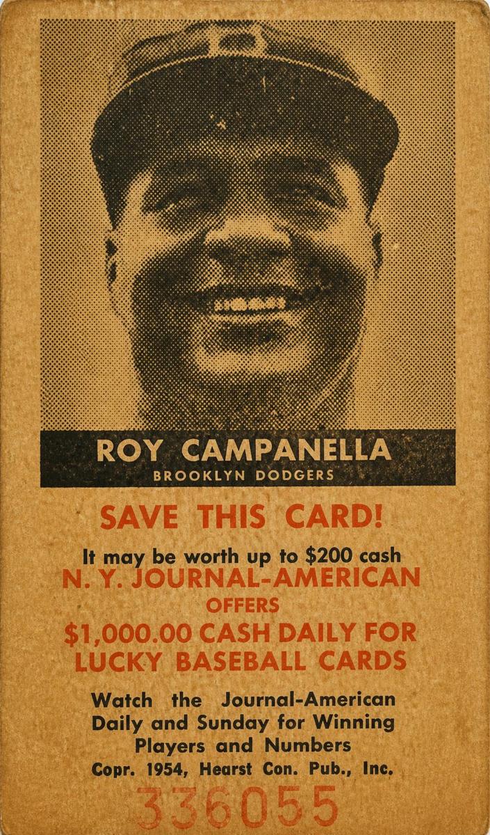 1954 NY Journal American Baseball Roy Campanella #NNO PSA 4