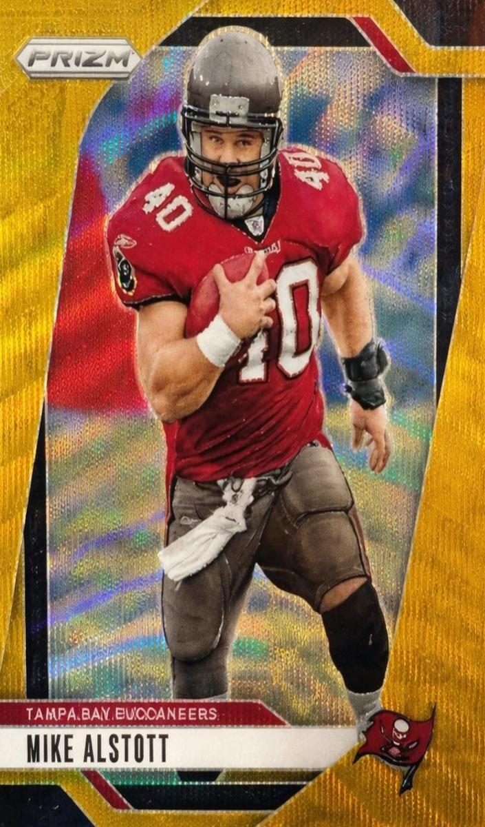 2024 Panini Prizm Football Gold Shimmer Mike Alstott #275 PSA 9