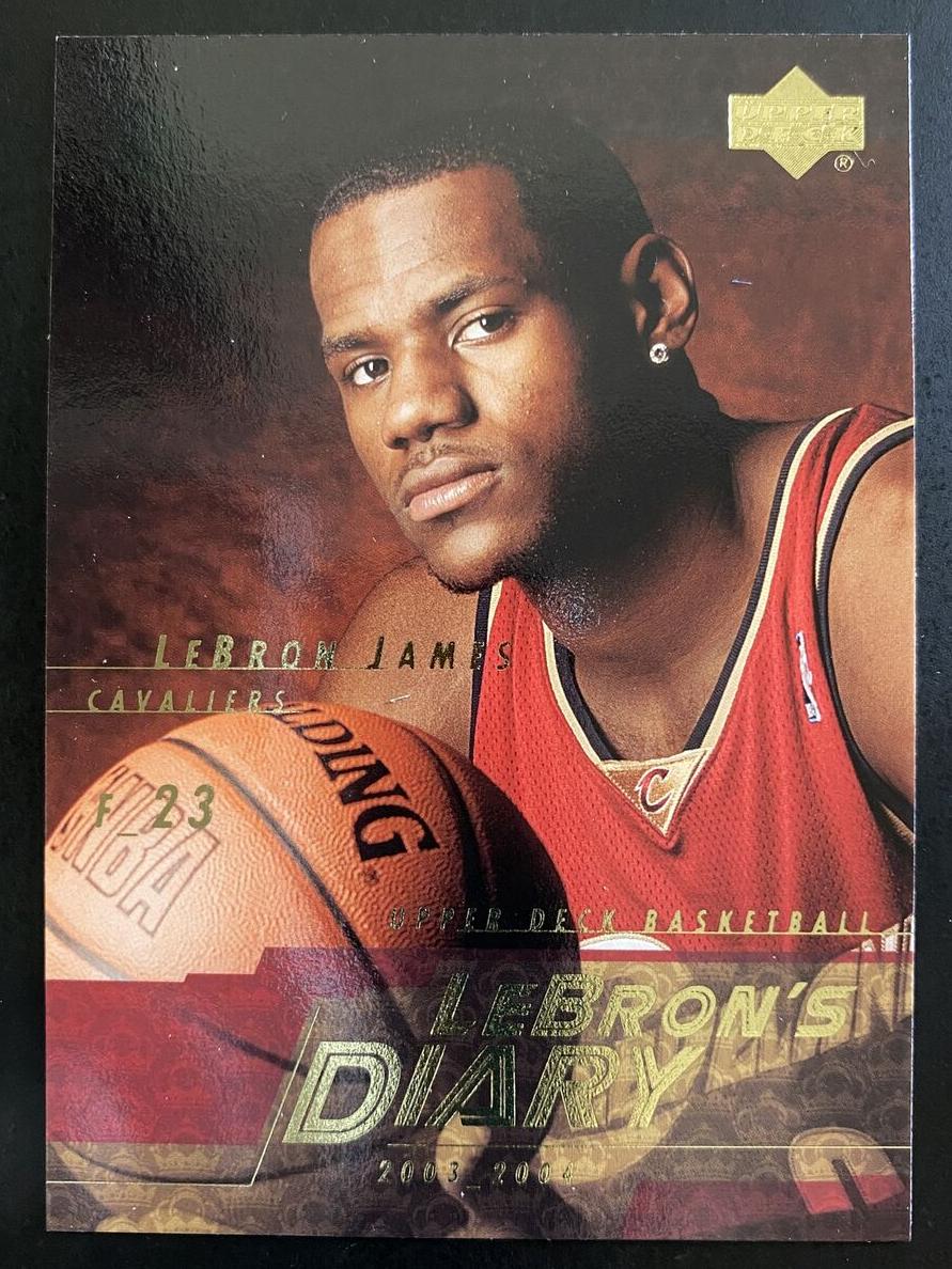 2003 Upper Deck Basketball Lebron James #LJ10 PSA 7