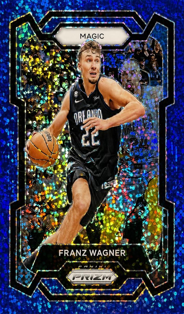 2023 Panini Prizm Basketball Blue Sparkle Franz Wagner #1