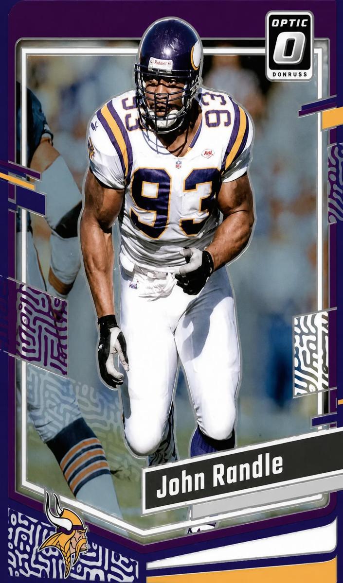 2023 Donruss Optic Football Blue John Randle #124