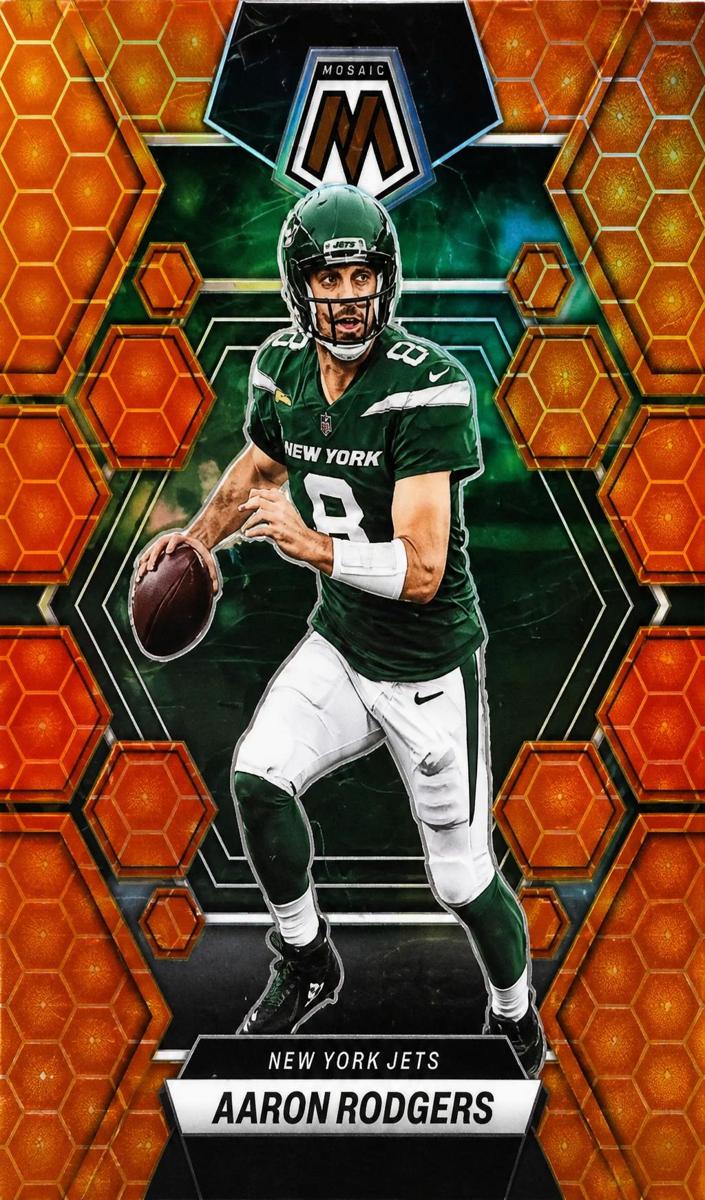 2023 Panini Mosaic Football Honeycomb Aaron Rodgers #82 PSA 10