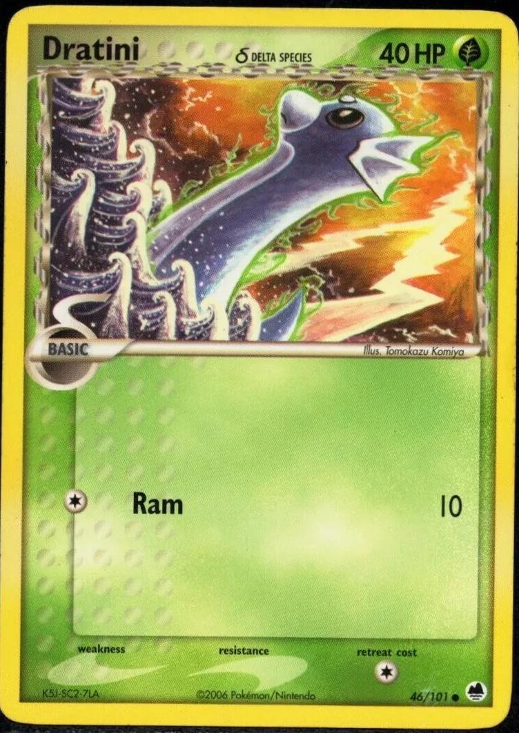 2006 Pokemon EX Dragon Frontiers Dratini #46 CGC 9