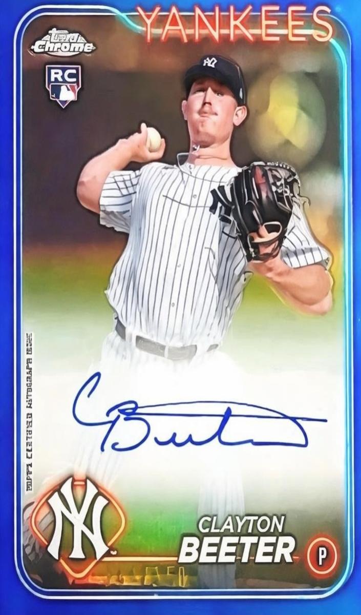 2024 Topps Chrome Update Baseball Blue Clayton Beeter #RA-CBE