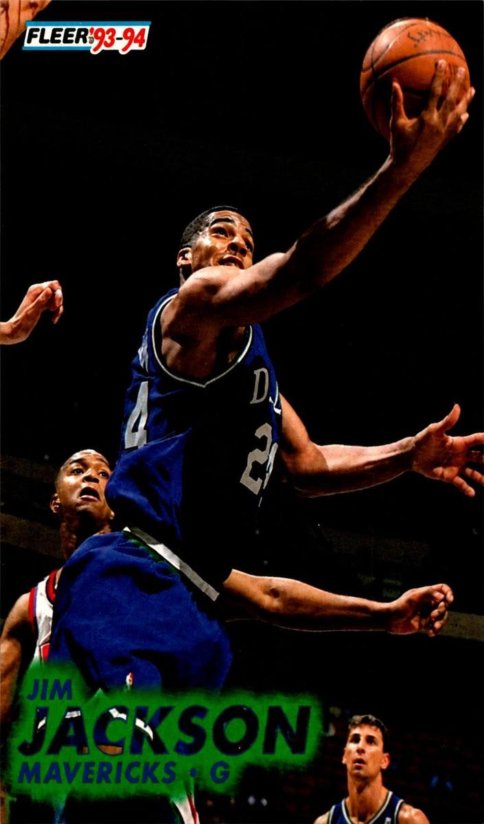 1993 Fleer Basketball Jim Jackson #46