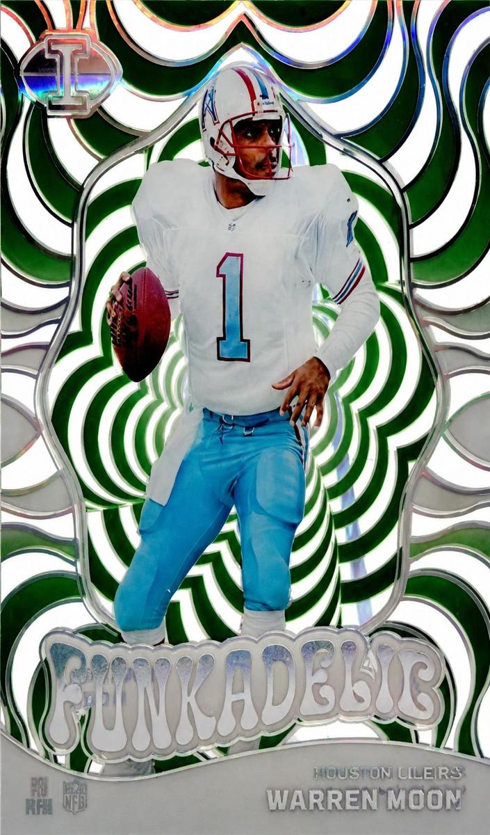 2023 Panini Illusions Football Emerald Warren Moon #10 PSA 10