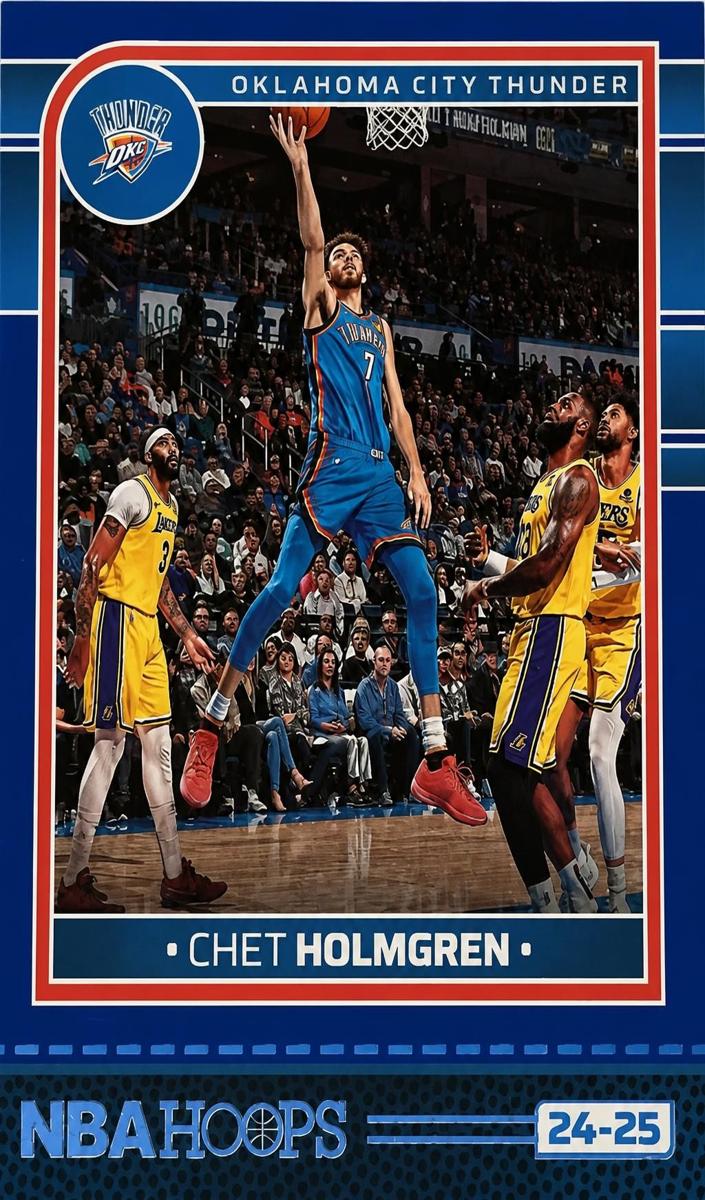 2024 Panini Hoops Basketball Blue Chet Holmgren #175 PSA 8