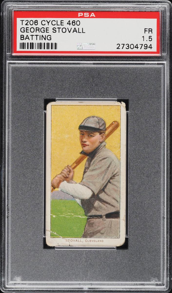 1909-11 T206 Baseball Batting George Stovall #NNO