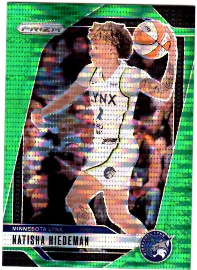 2024 Panini Prizm WNBA Basketball Green Pulsar Natisha Hiedeman #18