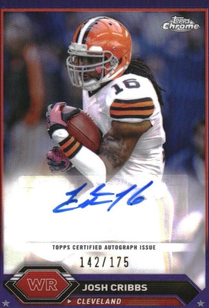 2023 Topps Composite Football Purple Refractor Josh Cribbs #TCA-JC
