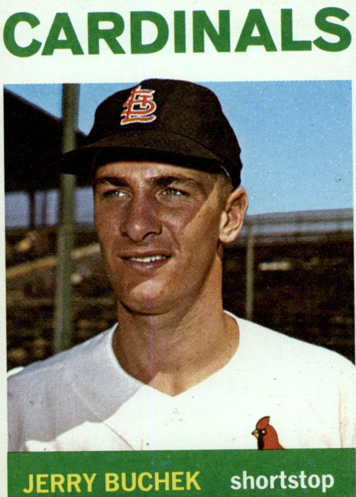 1964 Topps Baseball Jerry Buchek #314 PSA 9