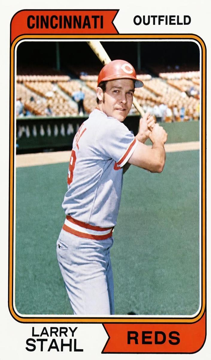 1974 O-Pee-Chee Baseball Larry Stahl #507