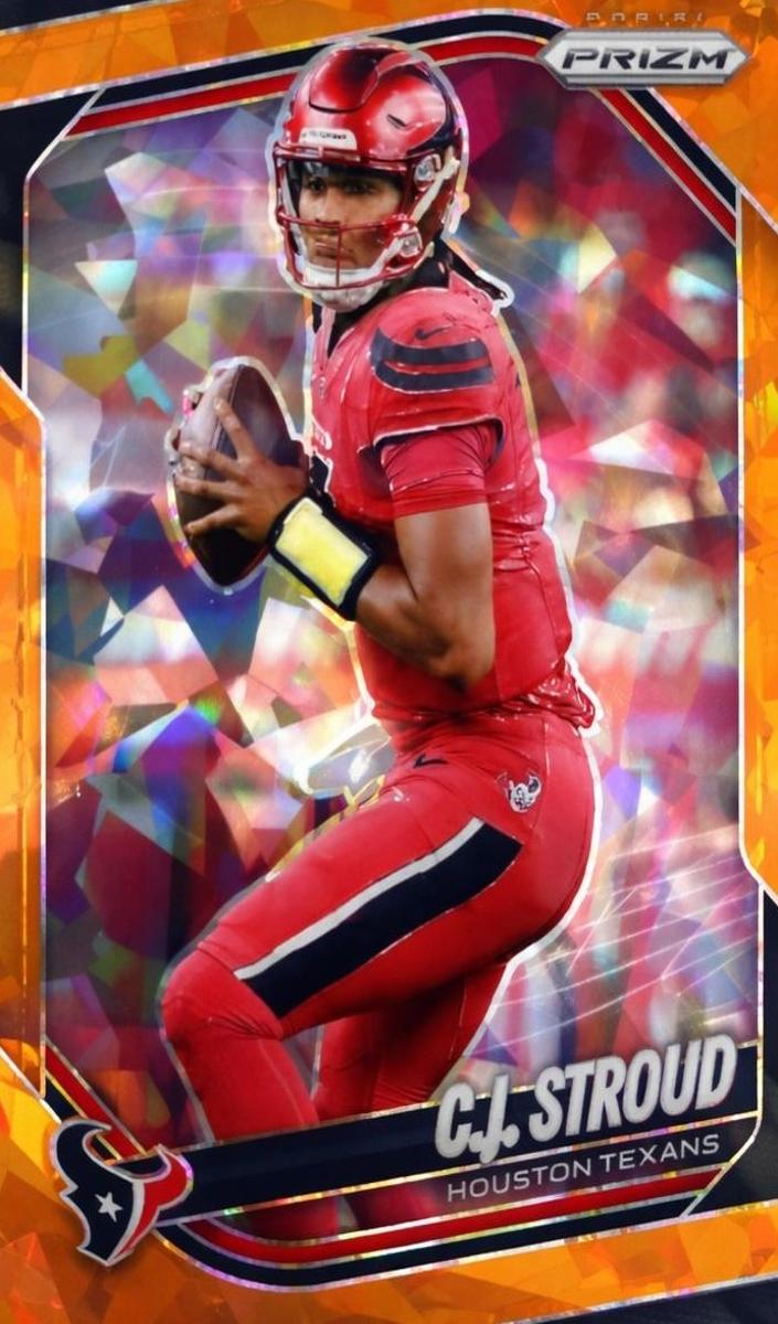 2025 Panini Prizm Football Orange Ice C.J. Stroud #143