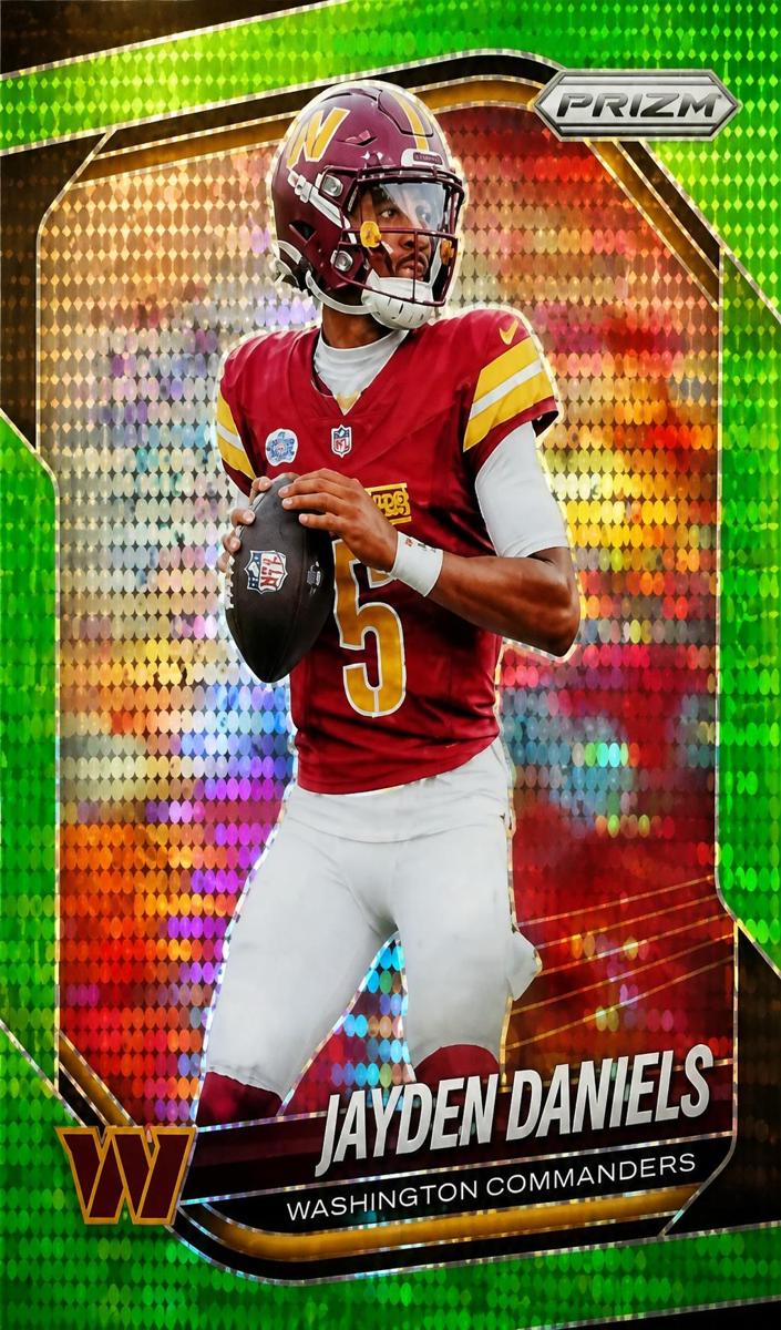 2025 Panini Prizm Football Green Wave Jayden Daniels #278