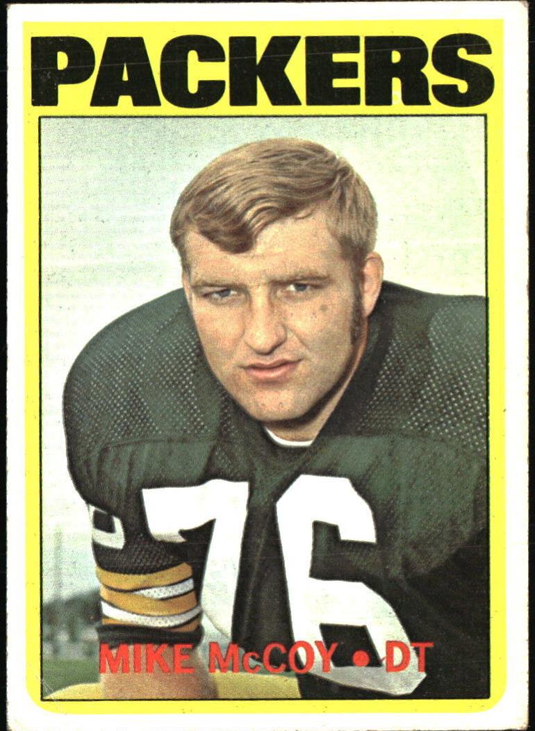1972 Topps Football Mike McCoy #172
