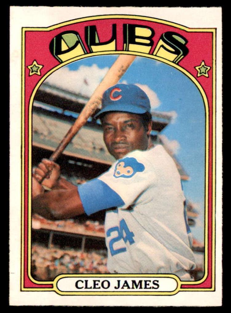 1972 O-Pee-Chee Baseball Cleo James #117 SGC 5