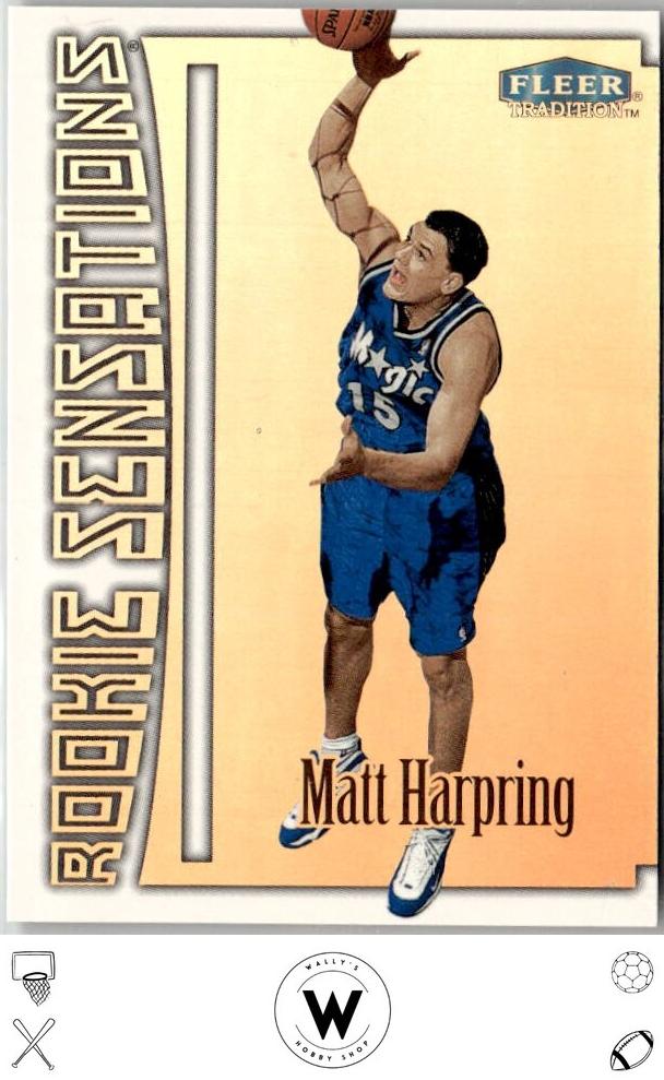 1999 Fleer Tradition Basketball Matt Harpring #6 RS