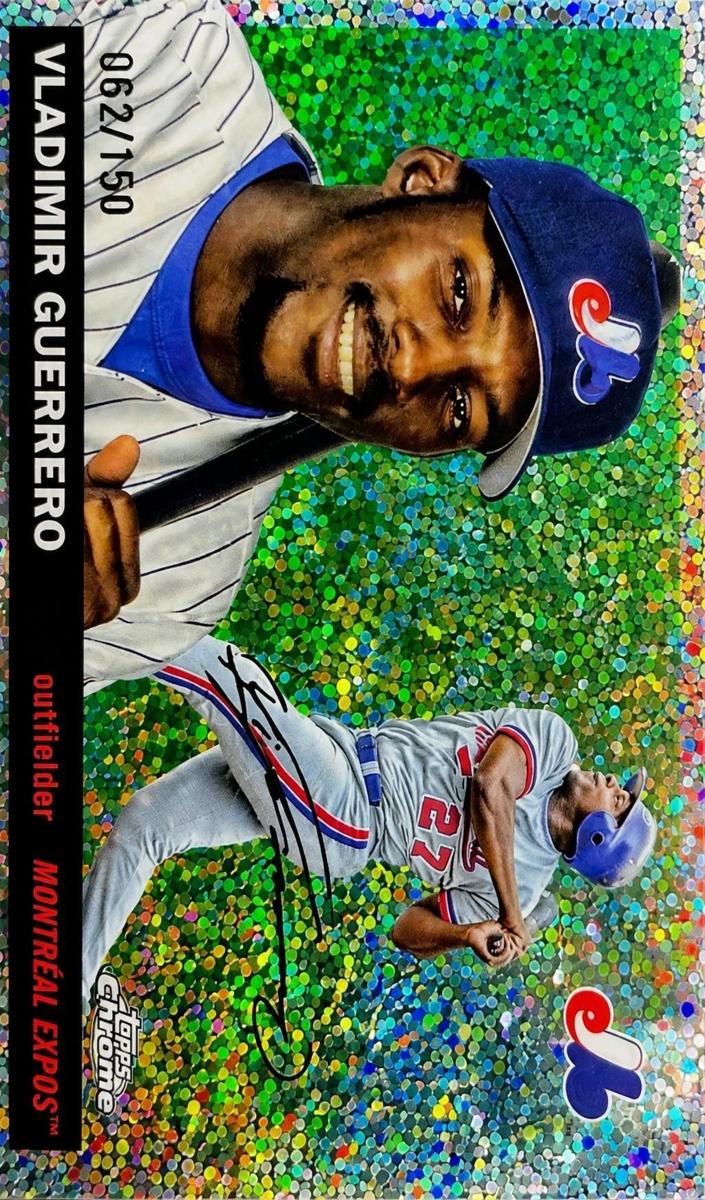 2025 Topps Chrome Platinum Baseball Speckle Refractor Vladimir Guerrero #406
