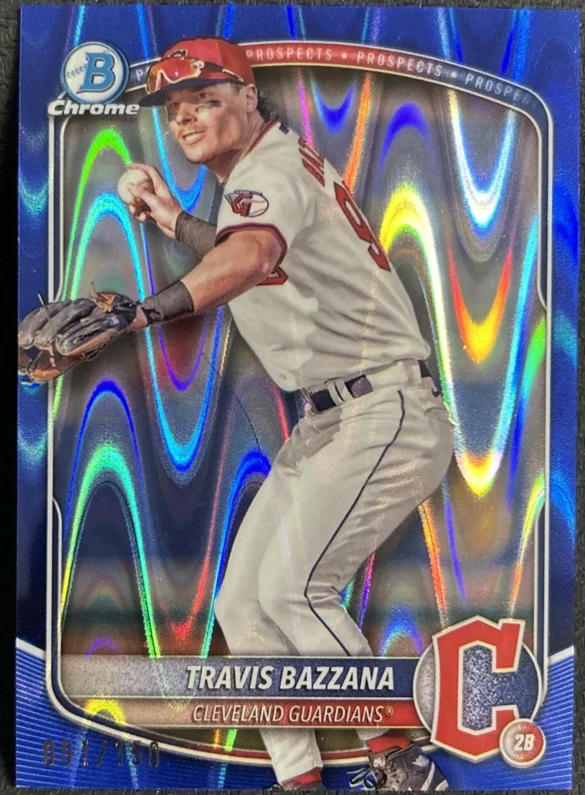 2025 Bowman Chrome Prospects Baseball Blue Travis Bazzana #BCP-131