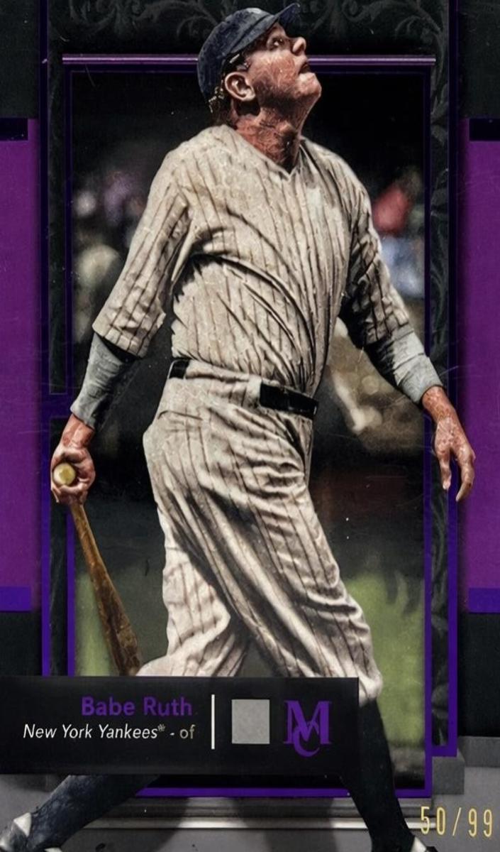 2024 Topps Museum Collection Baseball Amethyst Babe Ruth #29